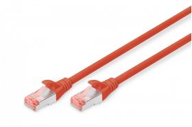 DIGITUS CAT 6 S-FTP patch cord, Cu, LSZH AWG 27/7, length 3 m, color red (DK-1644-030/R)