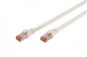 DIGITUS CAT 6 S-FTP patch cord, Cu, LSZH AWG 27/7, length 3 m, color white (DK-1644-030/WH)