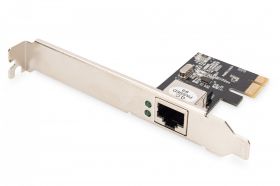 DIGITUS Gigabit Ethernet PCI Express Card 32-bit, low profile bracket,Realtek RTL8111H (DN-10130-1)