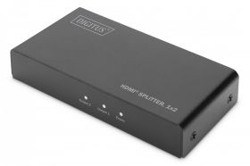 DIGITUS 4K HDMI Splitter, 1x2, 4K2K, UHD/60Hz EDID, HDR, HDCP, black (DS-45324)