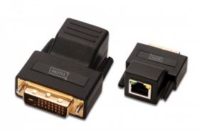 DIGITUS DVI Video Extender over Cat5 up to 70m (CAT5, UTP), max. res. 1920X1200@60Hz (DS-54101)