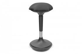 DIGITUS Standing Stool, height-adjustable, black (DA-90422)