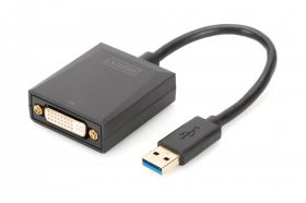 DIGITUS USB 3.0 to DVI Adapter, 1080p Input USB, Output DVI (DA-70842)