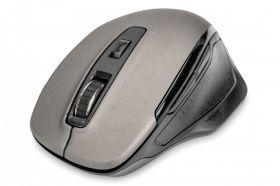 DIGITUS Wireless Ergonomic Optical Mouse 6D, 2.4 GHz 800/1000/1600 dpi, black-grey (DA-20163)