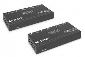 DIGITUS 4K HDBaseT Extender Set, 70 m PoC, RS232, IR, black (DS-55520)