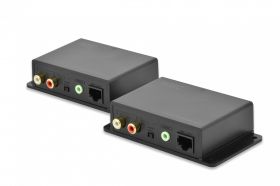 DIGITUS Cat 5 Audio Extender Extension up to 600m, local + remote unit (DS-56100)