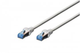 DIGITUS CAT 5e F-UTP patch cord, PVC AWG 26/7, length 0.5 m, color grey (DK-1522-005)