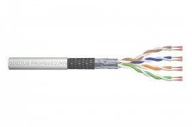 DIGITUS CAT 5e SF-UTP patch cable, raw 100 m, paper box, AWG 26/7, PVC, simplex, grey (DK-1531-P-1-1)