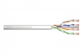 DIGITUS CAT 6 U-UTP patch cable, raw length 100 m, paper box, AWG 26/7, LSZH, sx, gr (DK-1613-P-1)