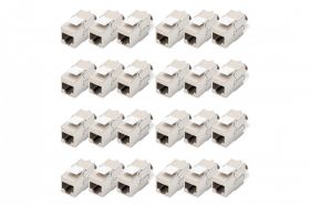 DIGITUS CAT 6A Keystone Jack, shielded,Re-embedded tool free connec., set 24 pcs (DN-93615-24)