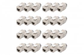 DIGITUS CAT 6A Keystone Jack, shielded tool free connec., set 24 pcs (DN-93617-24)