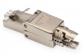 DIGITUS CAT 6A tool-less connector, AWG 22-27, metal latch Supports up to 4PPoE, IEEE802.3bt (DN-93634)