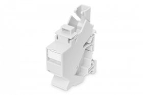 DIGITUS DIN-Rail Adapter for 1x Keystone Module, IP20 labeling field, dust cover, suit. for DN-93617 (AN-25187)