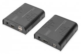 DIGITUS IP KVM Extender Set, 120 m one-to-many, 1080p/60Hz (DS-55529)