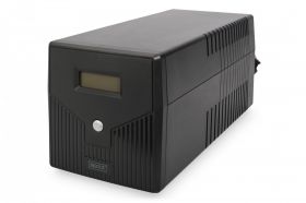 DIGITUS Line-Interactive UPS, 1000VA/600W 12V/7Ah x2 battery,4x CEE 7/7,USB,RS232,RJ45,LCD (DN-170074)