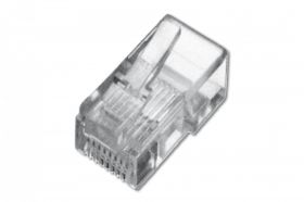 DIGITUS Modular Plug, for Flat Cable, 8P8C unshielded, ASS 0512 CO (A-MO 8/8 SF)