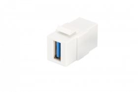 DIGITUS USB 3.0 Keystone Jack for DN-93832, pure white (RAL 9003) (DN-93404)