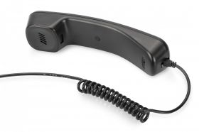 DIGITUS USB telephone handset USB A male-RJ10, cable lenght: 1.80-1.90m (DA-70772)