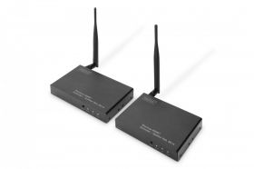 DIGITUS Wireless HDMI Extender Set, 80m, 5GHz Splitter function (4 screens max.), Full HD, 1080p (DS-55314)