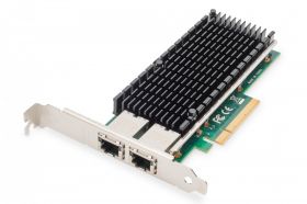 DIGITUS 10Gbps Dual Port Ethernet Server adapter PCIe X8, Intel X540 BT2 (DN-10163)