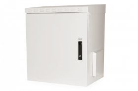 DIGITUS 12U wall mounting cabinet, outdoor, IP55 713x600x450 mm, color grey (RAL 7035) (DN-19 12U-I-OD)