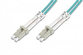 DIGITUS FO patch cord, duplex, LC to LC MM OM3 50/125 µ, 15m (DK-2533-15/3)