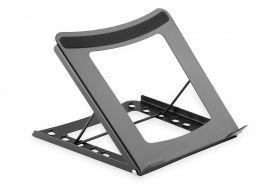 DIGITUS DA-90368 Foldable Steel Laptop/Tablet from 10 to 15 Stand adjustable black (DA-90368)