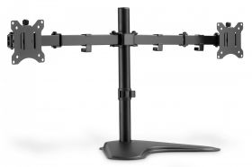 DIGITUS Dual Monitor Stand 15-32', 2x 8 kg (max.), black (DA-90401)