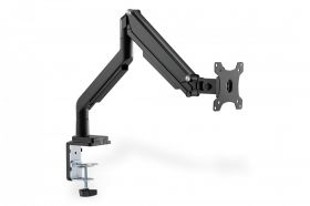 DIGITUS Single Gas Spring Monitor Clamp Mount 15-32', 9 kg (max.), black (DA-90394)