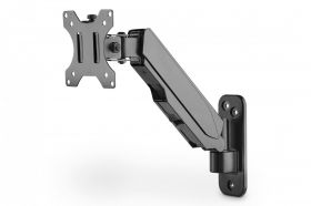 DIGITUS Single Gas Spring Monitor Wall Mount 17-32', 8 kg (max.), black (DA-90396)