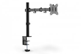 DIGITUS Single Monitor Clamp Mount 15-32', 8 kg (max.), black (DA-90399)