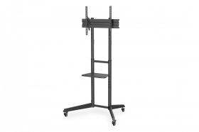 DIGITUS TV Cart with shelf 37-70', black (DA-90447)