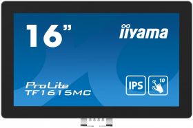 iiyama touchscreen monitor ProLite TF1615MC-B1 - 39.5 cm (15.6') - 1920 x 1080 Full HD (TF1615MC-B1)