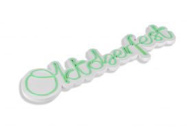 Decoratiune luminoasa LED, Oktoberfest, Benzi flexibile de neon, DC 12 V, Verde