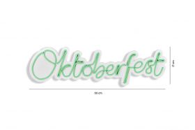 Decoratiune luminoasa LED, Oktoberfest, Benzi flexibile de neon, DC 12 V, Verde