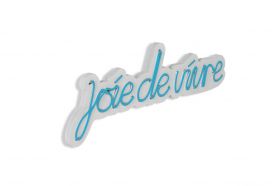 Decoratiune luminoasa LED, Joie de Vivre, Benzi flexibile de neon, DC 12 V, Albastru