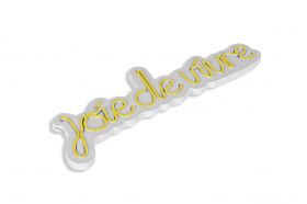 Decoratiune luminoasa LED, Joie de Vivre, Benzi flexibile de neon, DC 12 V, Galben