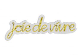 Decoratiune luminoasa LED, Joie de Vivre, Benzi flexibile de neon, DC 12 V, Galben