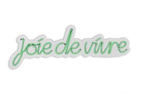 Decoratiune luminoasa LED, Joie de Vivre, Benzi flexibile de neon, DC 12 V, Verde