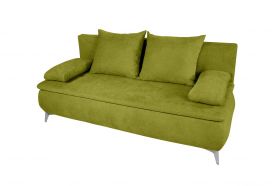 Canapea extensibila Sofie, cu lada pentru depozitare, 3 locuri, 203x92x86 cm, Verde