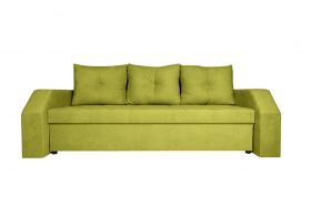 Canapea extensibila Marbella 230x93x77 cm, cu lada de depozitare, verde