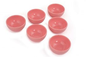 Set boluri pentru sos, Keramika, 275KRM1136, Ceramica, Roz