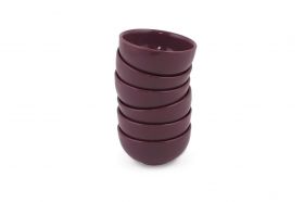 Set boluri pentru sos, Keramika, 275KRM1138, Ceramica, Mov