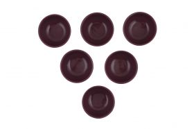 Set boluri pentru sos, Keramika, 275KRM1138, Ceramica, Mov