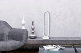 Lampa de masa, Curlux, 509CRL1117, Aluminiu, Multicolor