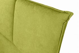 Pat matrimonial, Stockholm, Pillows E, 140x200 cm, saltea tip Pocket, topper memory, Verde