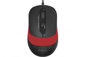 mouse optic cu fir a4tech fm10, 1600 dpi, usb, rosu