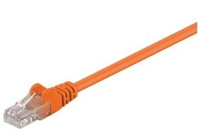 cablu de retea u/utp goobay, cat5e, patch cord, 20m, portocaliu