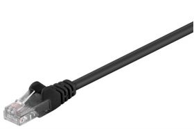 cablu de retea u/utp goobay, cat5e, patch cord, 25m, negru