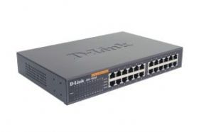 D-Link 24-port 10/100M NWay Desktop - Internal PSU (incl. 19' rack mount kit) Fara management (DES-1024D/E)